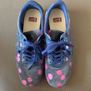 オニツカタイガー(Onitsuka Tiger)の最終値下げ‼️オニツカタイガー　スニーカー　ドット柄　23.5(スニーカー)