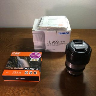 TAMRON レンズ 18-200F3.5-6.3 DI3VC/SE SILVE-