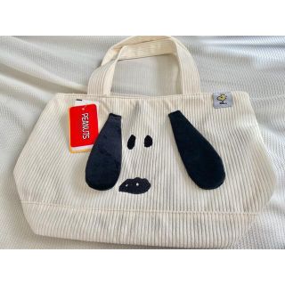 スヌーピー(SNOOPY)のタグ付き　スヌーピー　トートバッグ(トートバッグ)