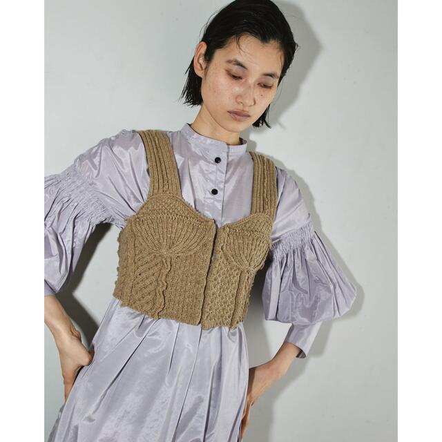 TODAYFUL(トゥデイフル)のtodayful Patchwork Knit Bustier  レディースのトップス(ニット/セーター)の商品写真