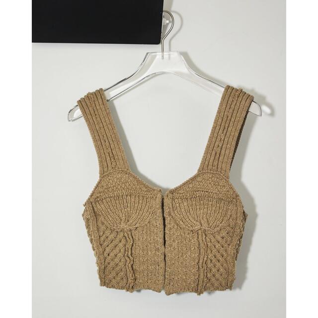 TODAYFUL(トゥデイフル)のtodayful Patchwork Knit Bustier  レディースのトップス(ニット/セーター)の商品写真