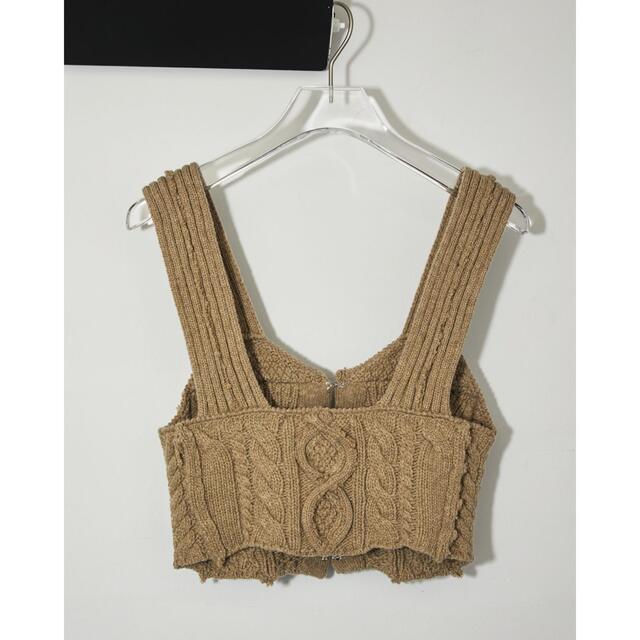 TODAYFUL(トゥデイフル)のtodayful Patchwork Knit Bustier  レディースのトップス(ニット/セーター)の商品写真