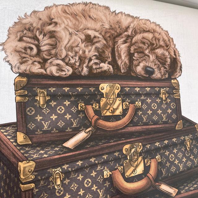 LOUIS VUITTON(ルイヴィトン)のoliver gal スリーピングプードル 40×40 louisvuitton エンタメ/ホビーの美術品/アンティーク(絵画/タペストリー)の商品写真