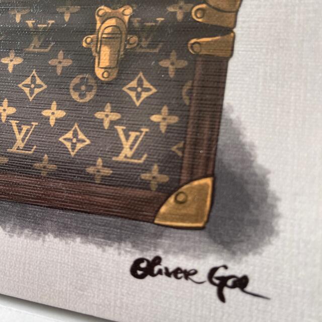 LOUIS VUITTON(ルイヴィトン)のoliver gal スリーピングプードル 40×40 louisvuitton エンタメ/ホビーの美術品/アンティーク(絵画/タペストリー)の商品写真