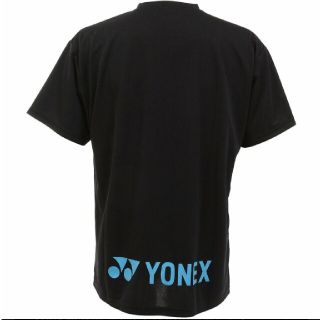 ヨネックス(YONEX)のタグ付き新品　ヨネックスTシャツ　YONEX　ユニMサイズ  ブラックブルーロゴ(ウェア)