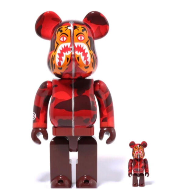 BE@RBRICK BAPE ベアブリック 100%&400% REDベアブリック