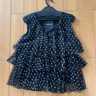 ドレスキャンプ ジュエリー ブラウス  シルク 38 dresscamp