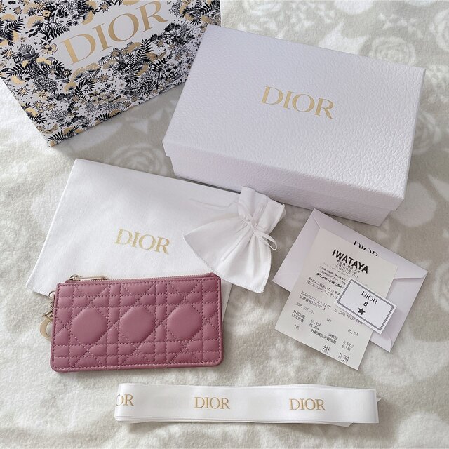 Christian Dior - LADY DIOR スモール ジップ カードホルダー