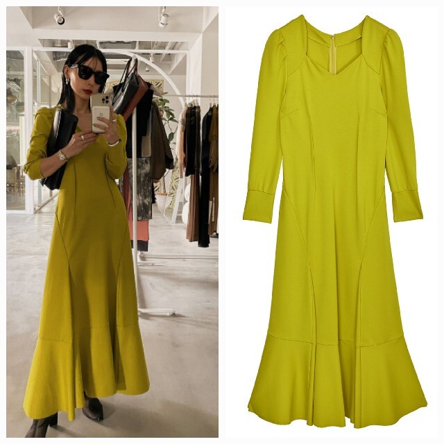 AmeriVINTAGE PENTAGON NECK FOLD HEM DRES enjingi.hr