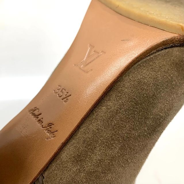 LOUIS VUITTON(ルイヴィトン)の3797 ヴィトン スウェード モノグラム ロングブーツ 2way ブラウン系 レディースの靴/シューズ(ブーツ)の商品写真