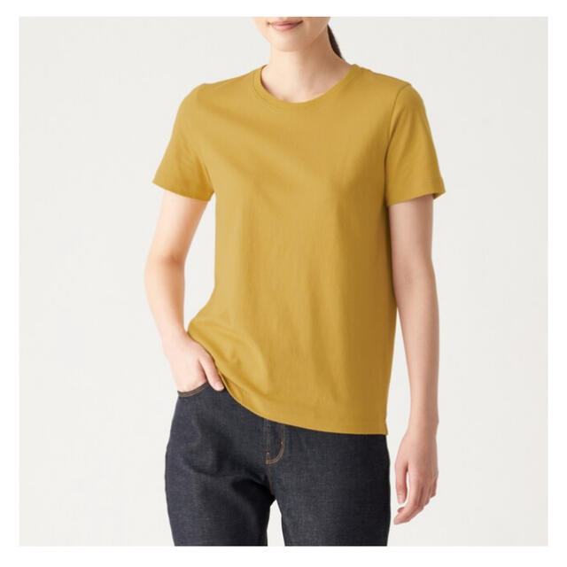 MUJI (無印良品)(ムジルシリョウヒン)の【美品】無印良品　Tシャツ レディースのトップス(Tシャツ(半袖/袖なし))の商品写真