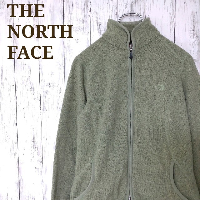 THE NORTH FACE(ザノースフェイス)のザノースフェイス　フリースジャケットアウター　緑　 USA規格（a-14） レディースのジャケット/アウター(ブルゾン)の商品写真