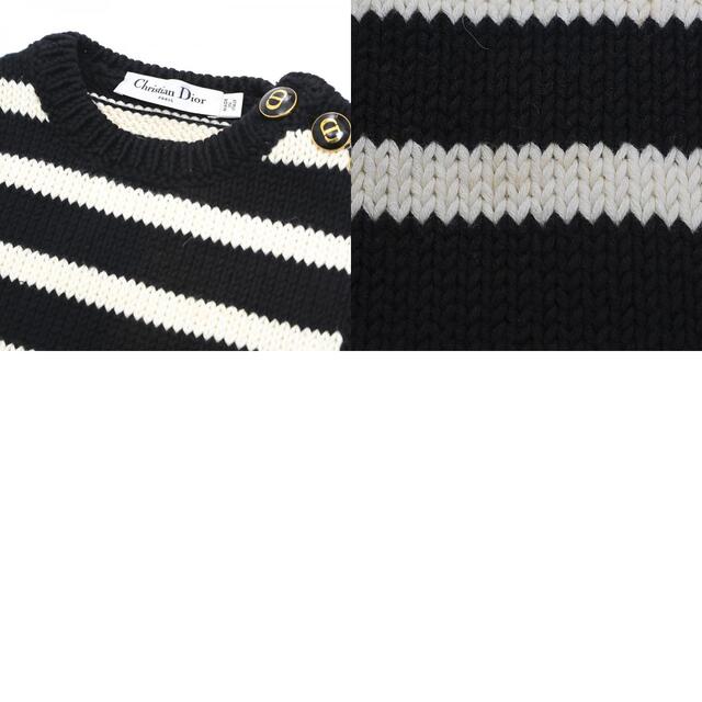 売り切り御免!】 Dior - ブラック コットン/カシミヤ ベスト ニット 売り切り御免!】 Dior - ブラック コットン/カシミヤ ベスト ニット