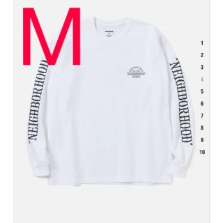 ネイバーフッド(NEIGHBORHOOD)のneiborhood NH TEE-6 LS ロンT ホワイト　M(Tシャツ/カットソー(七分/長袖))