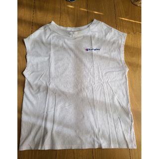 チャンピオン(Champion)のChampion レディースノースリーブTシャツ白ラージ(Tシャツ(半袖/袖なし))