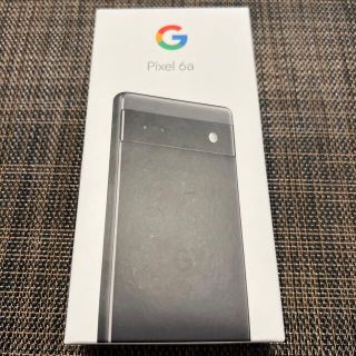 グーグルピクセル(Google Pixel)のpixel6a 黒 チャコール(スマートフォン本体)