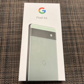 グーグルピクセル(Google Pixel)のpixel6a 緑 セージ(スマートフォン本体)