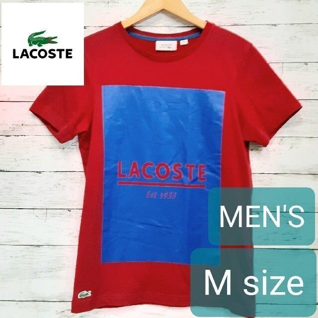 LACOSTE - ✨人気✨ LACOSTE(ラコステ) メンズTシャツ M レッド