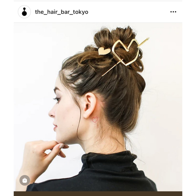 colette malouf(コレットマルーフ)の【どらどら様専用】the hair bar tokyo ハートマジェステナロー レディースのヘアアクセサリー(ヘアピン)の商品写真