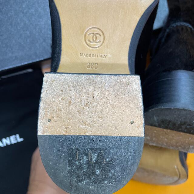 CHANEL ハラコペコスブーツ38c - coastalcareeracademy.com