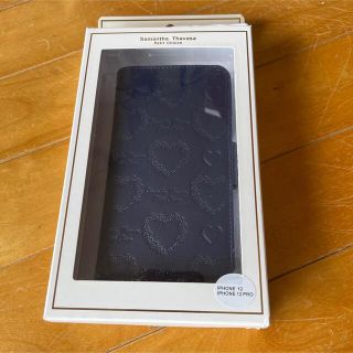 サマンサタバサプチチョイス(Samantha Thavasa Petit Choice)の新品　サマンサタバサプチチョイス　iphone12-12pro ケース　ネイビー(iPhoneケース)