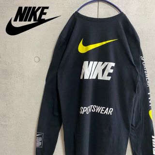 ナイキ(NIKE)の【なお72様専用】ナイキ　スウォッシュハイテンション　ロンT メキシコ製　M(Tシャツ/カットソー(七分/長袖))