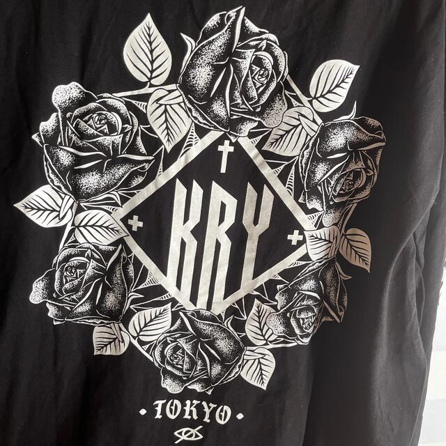 MILKBOY(ミルクボーイ)のKRY BIG 長袖　ロンT ロングスリーブTシャツ　ブラック メンズのトップス(Tシャツ/カットソー(七分/長袖))の商品写真