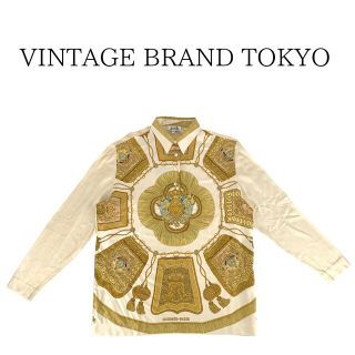 極美品 エルメス 2020SS Brandebourgs Encadre シルク ツイル プリント ...