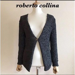 ロベルトコリーナ(ROBERTO COLLINA)のroberto collina ニットカーディガン(カーディガン)