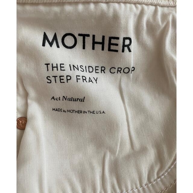 新品タグ付き⭐︎【MOTHER】 NATURAL INSIDER CROP 3