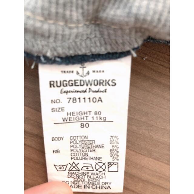 RUGGEDWORKS(ラゲッドワークス)のラゲットワークス  ベビー デニム  キッズ/ベビー/マタニティのベビー服(~85cm)(パンツ)の商品写真