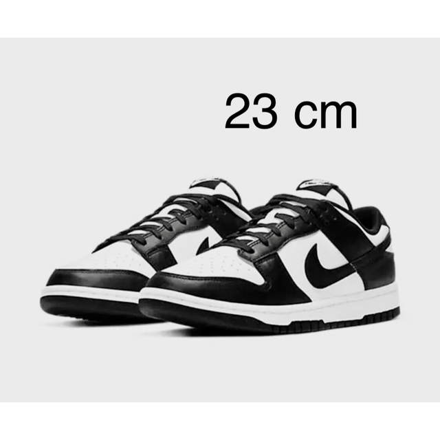 レディース23cm NIKE DUNK LOW RETRO White Black パンダ