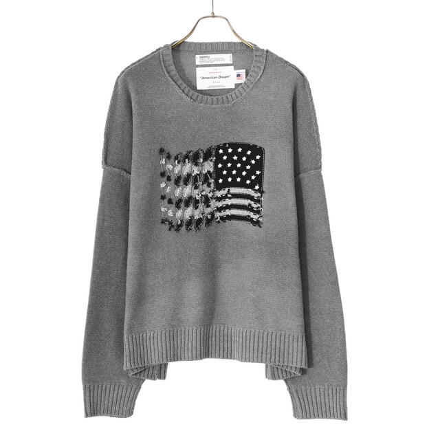 Jieda(ジエダ)の"American Dream" Inside-out Knit DAIRIKU メンズのトップス(ニット/セーター)の商品写真