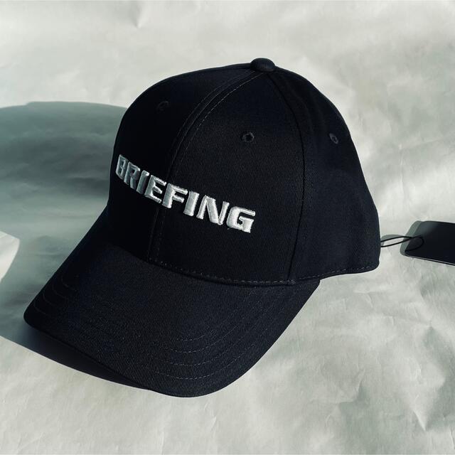 BRIEFING(ブリーフィング)の新品未使用　BRIEFING キャップ　黒 スポーツ/アウトドアのゴルフ(その他)の商品写真