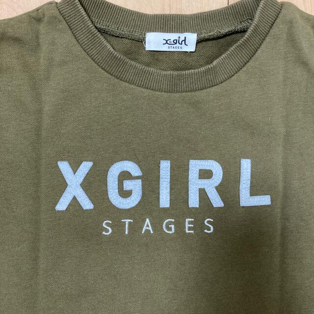 X-girl Stages(エックスガールステージス)の【yuu73117様】エックスガールステージス　ワンピース キッズ/ベビー/マタニティのキッズ服女の子用(90cm~)(ワンピース)の商品写真