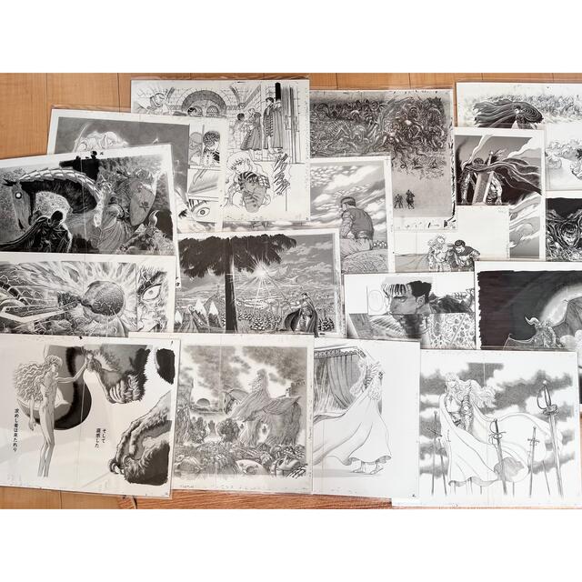 男性に人気! 大ベルセルク展限定複製原画全17種TypeA~TypeQ&専用額