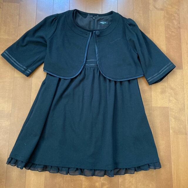 COMME CA ISM(コムサイズム)のボレロ付きワンピース130 キッズ/ベビー/マタニティのキッズ服女の子用(90cm~)(ワンピース)の商品写真