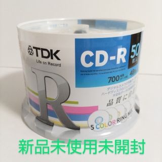 ティーディーケイ(TDK)のTDK CD-R 50枚　スピンドルパック　新品　未使用品　未開封品(PC周辺機器)