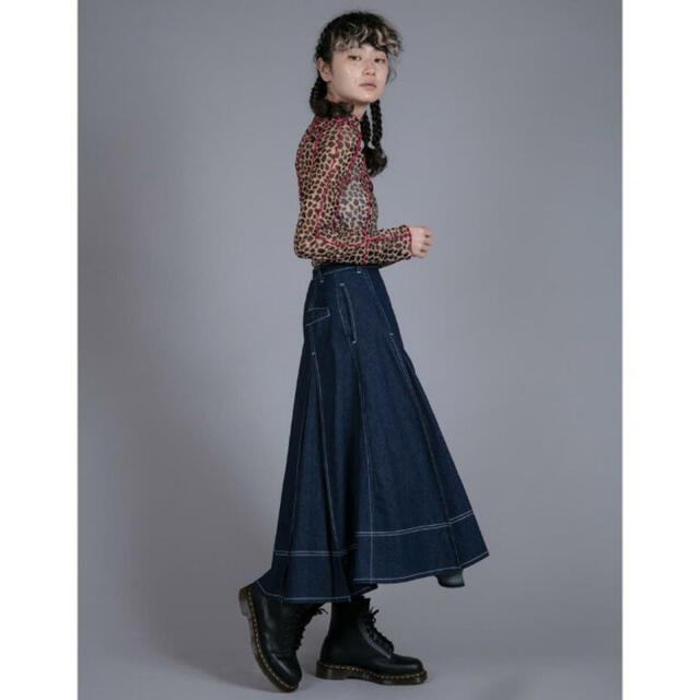 Seasonal Wrap入荷 Candy Stripper リバースライン ロングスカート tdh