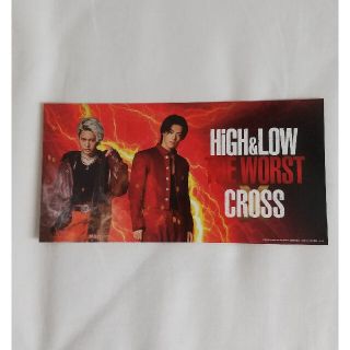 high&low the worst x    入場特典  三山凌輝(男性タレント)