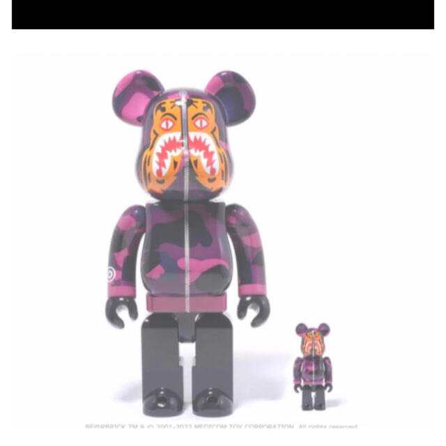 REDPURPLEBLUEBE@RBRICK BAPE ベアブリック 100%&400% PURPLE