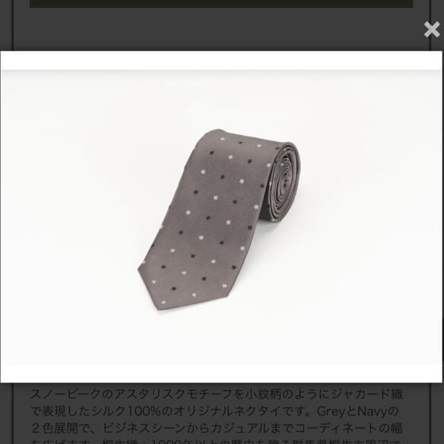 Snow Peak Asterisk Tie One Grey ポイントギフト-