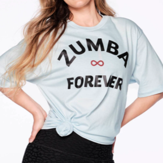 ズンバ(Zumba)のZUMBA　ズンバ　新品　未使用　未開封　　スカイブルー　新作　正規品　フリー(Tシャツ(半袖/袖なし))