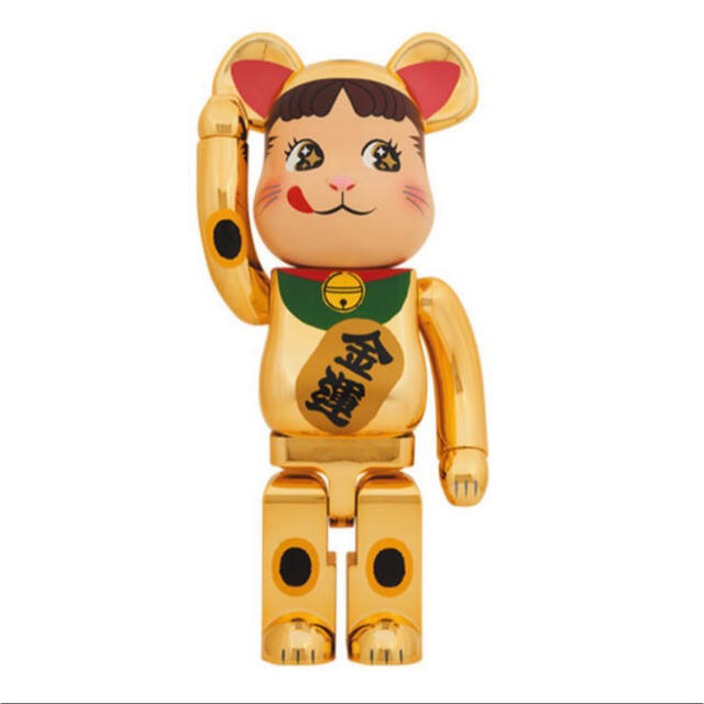 BE＠RBRICK 招き猫 ペコちゃん 金運 金メッキ 1000%