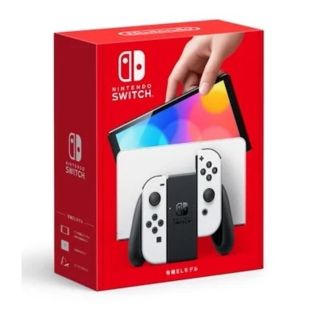 ニンテンドースイッチ(Nintendo Switch)の【新品未使用未開封品】Nintendo Switch 有機ELモデル ホワイト(家庭用ゲームソフト)