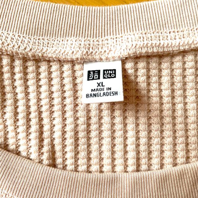 UNIQLO(ユニクロ)のワッフルＴ レディースのトップス(Tシャツ(半袖/袖なし))の商品写真