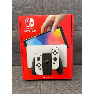 ニンテンドースイッチ(Nintendo Switch)の【新品未開封】Nintendo Switch 有機ELモデル ホワイト(家庭用ゲーム機本体)