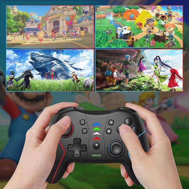 Nintendo Switch(ニンテンドースイッチ)の⭐️Switchコントローラー【 背面ボタン付　無線　TURBO　プロコン】⭐️ エンタメ/ホビーのゲームソフト/ゲーム機本体(その他)の商品写真