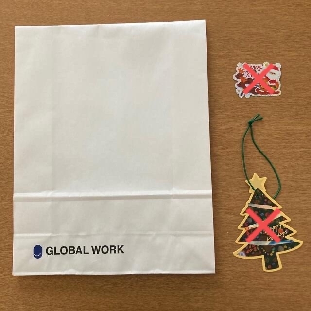 GLOBAL WORK(グローバルワーク)のなっつん様専用✨ショップ袋　グローバルワーク レディースのバッグ(ショップ袋)の商品写真