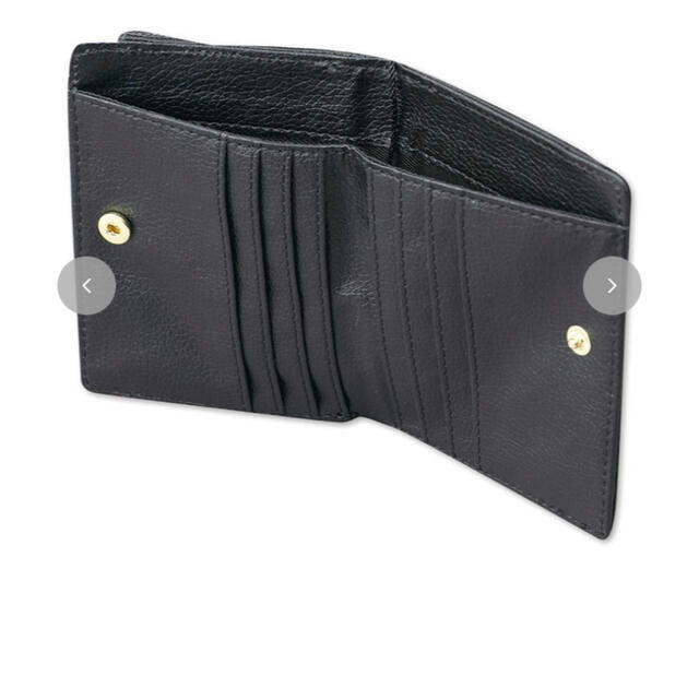 しまむら(シマムラ)のしまむら yumi 2オリ財布 ブラック レディースのファッション小物(財布)の商品写真